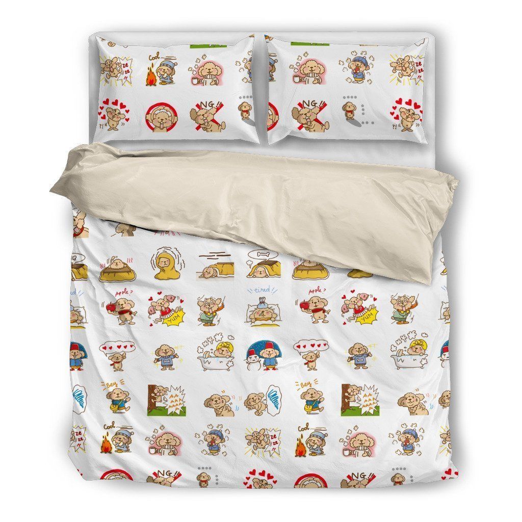 Poodle Bedding Set