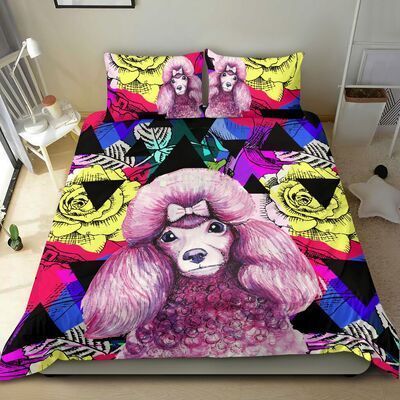 POODLE BEIGE Bedding Set