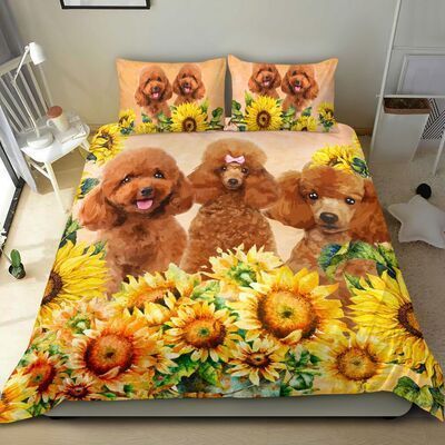POODLE BEIGE Bedding Set