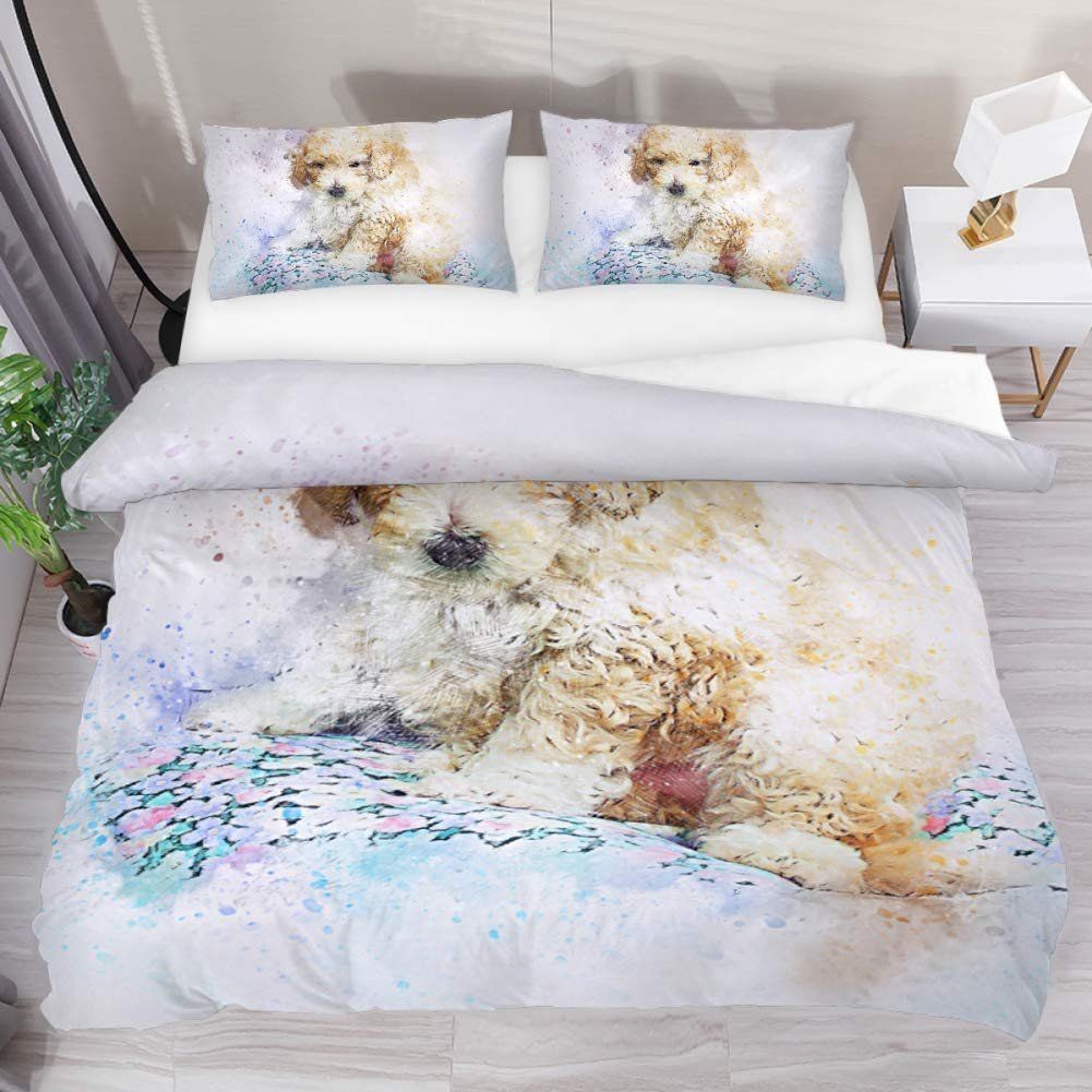 Poodle Bedding Set