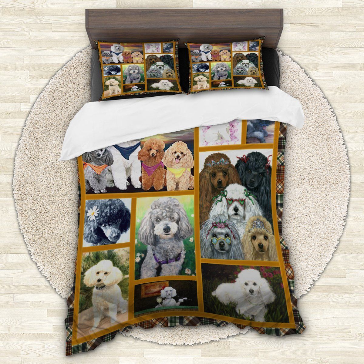 Poodle Cute Bedding Set
