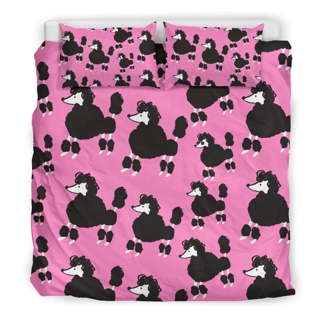 Poodle Dog Bedding Set