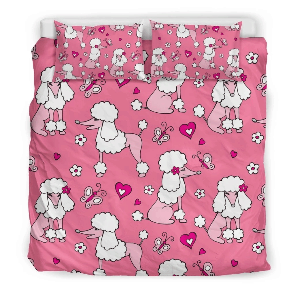 Poodle Dog Bedding Set