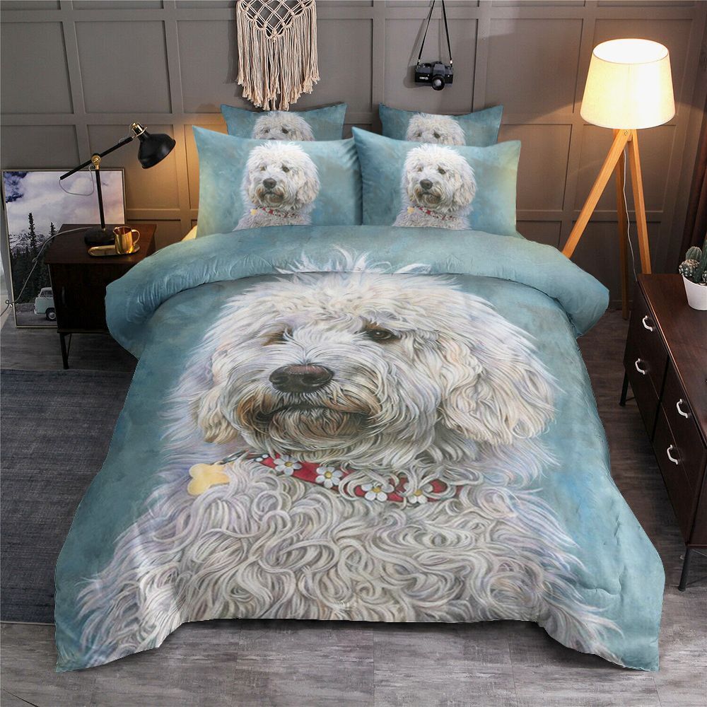 Poodle Dog Bedding Set