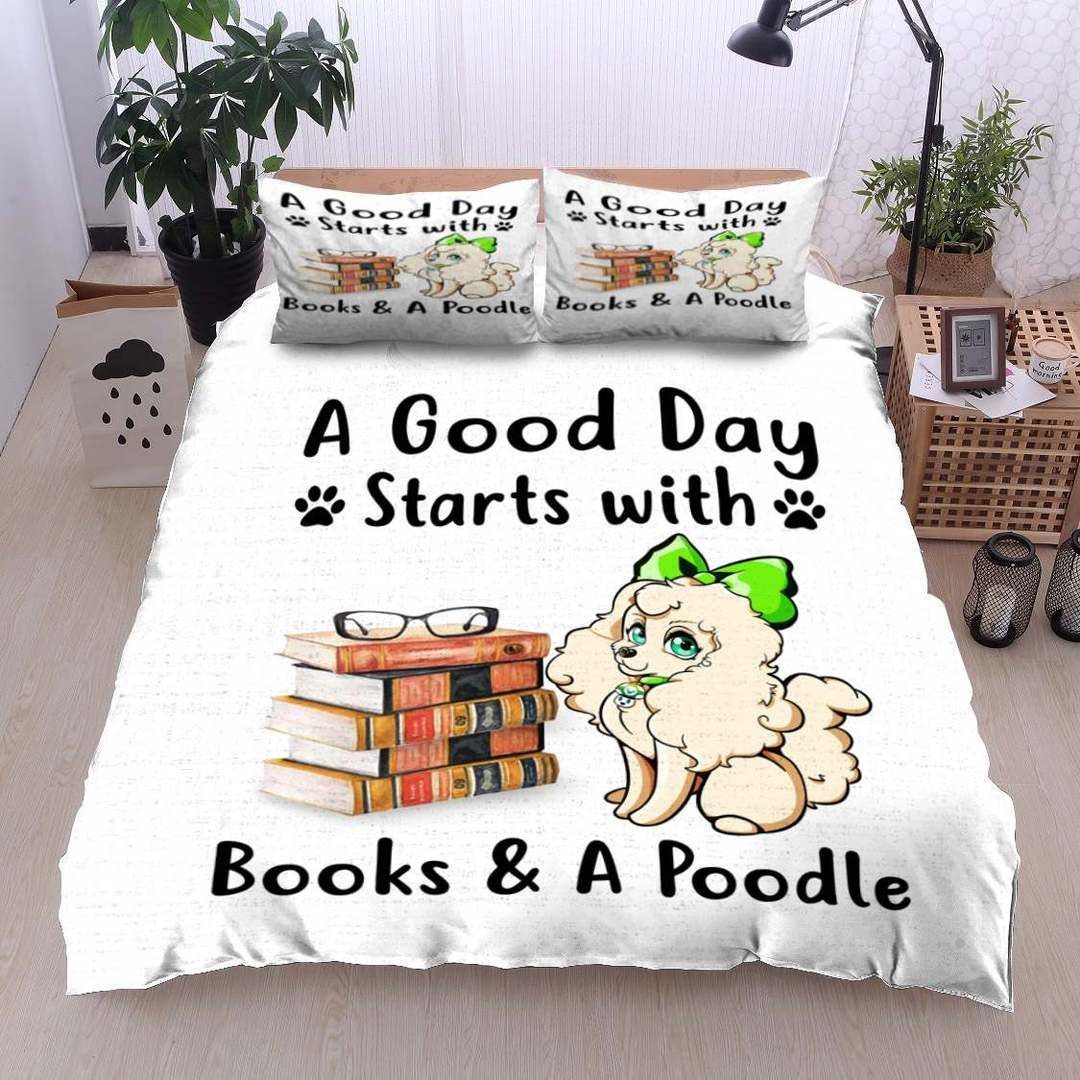 Poodle Dog Bedding Set
