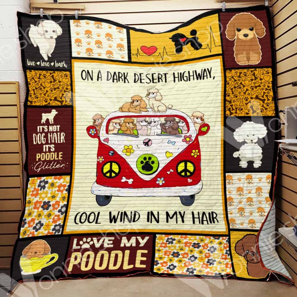 Poodle Dog Quilt Blanket DHC0102929TD