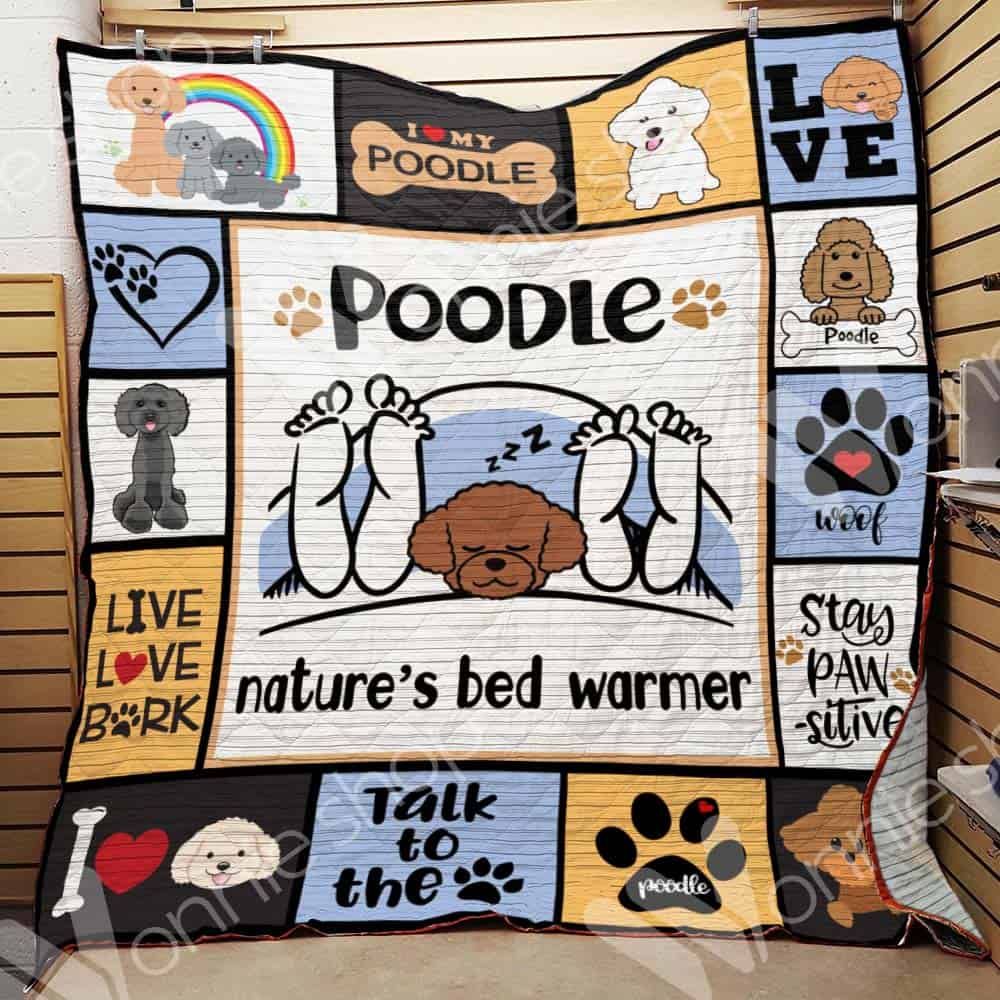 Poodle Dog Quilt Blanket DHC0102930TD