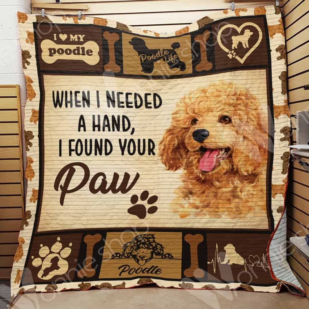 Poodle Dog Quilt Blanket DHC0102937TD