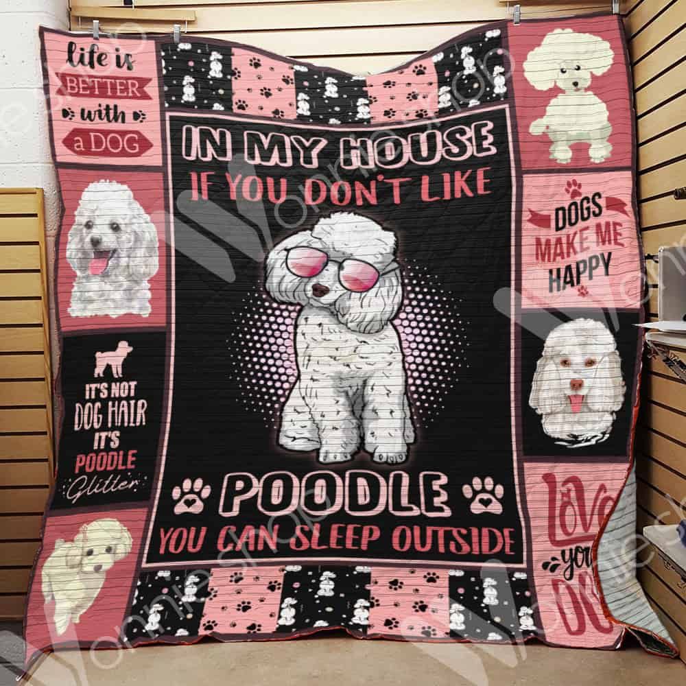 Poodle Dog Quilt Blanket DHC0602786TD