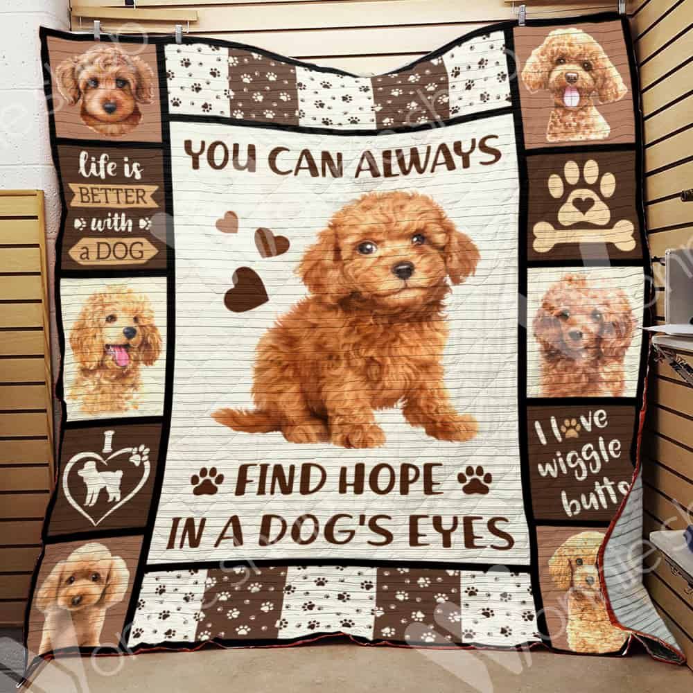 Poodle Dog Quilt Blanket DHC0602877TD