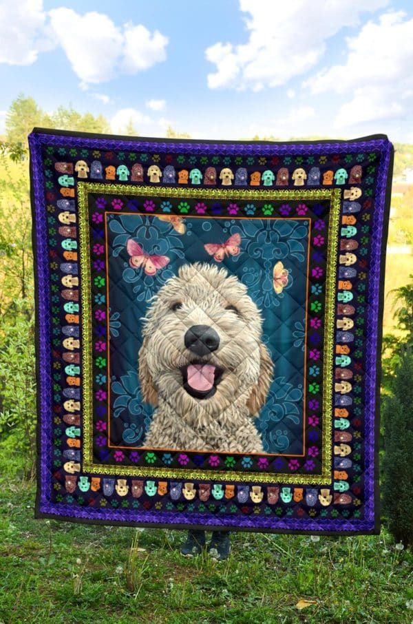 Poodle Give Me Some Butterflies Quilt Blanket DHC31121460TD