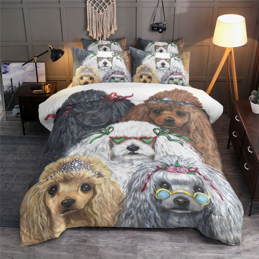 Poodle Bedding Set