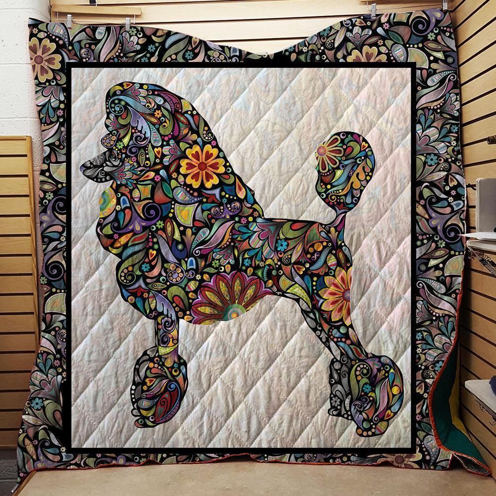 Poodle Let Me In Quilt Blanket DHC020120702TD