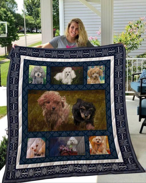 Poodle Love You 3000 Quilt Blanket DHC020120696TD