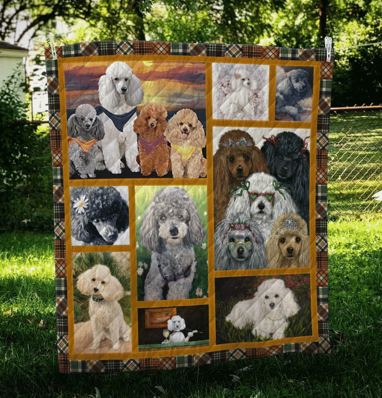 Poodle My Lip Quilt Blanket DHC31121741TD