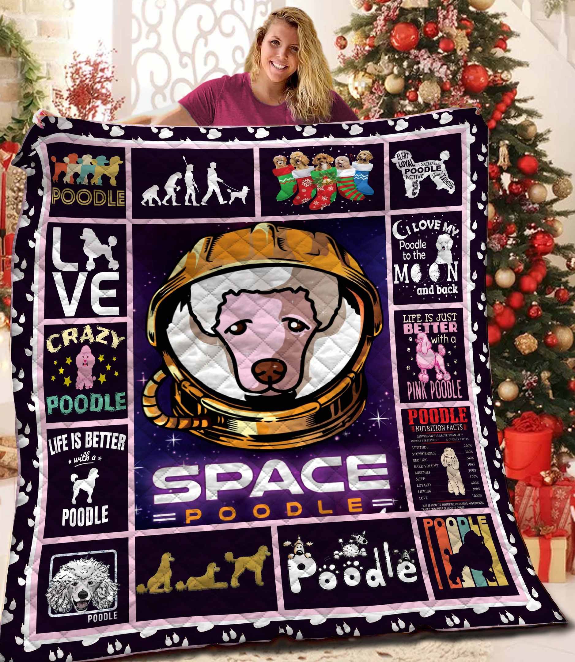 Poodle Quilt Blanket BBB081126SM