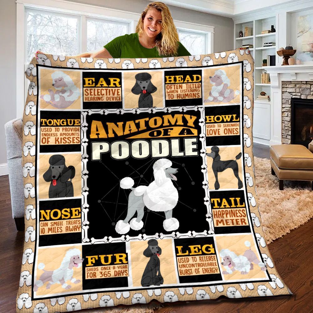 Poodle Quilt Blanket BBB120229DT
