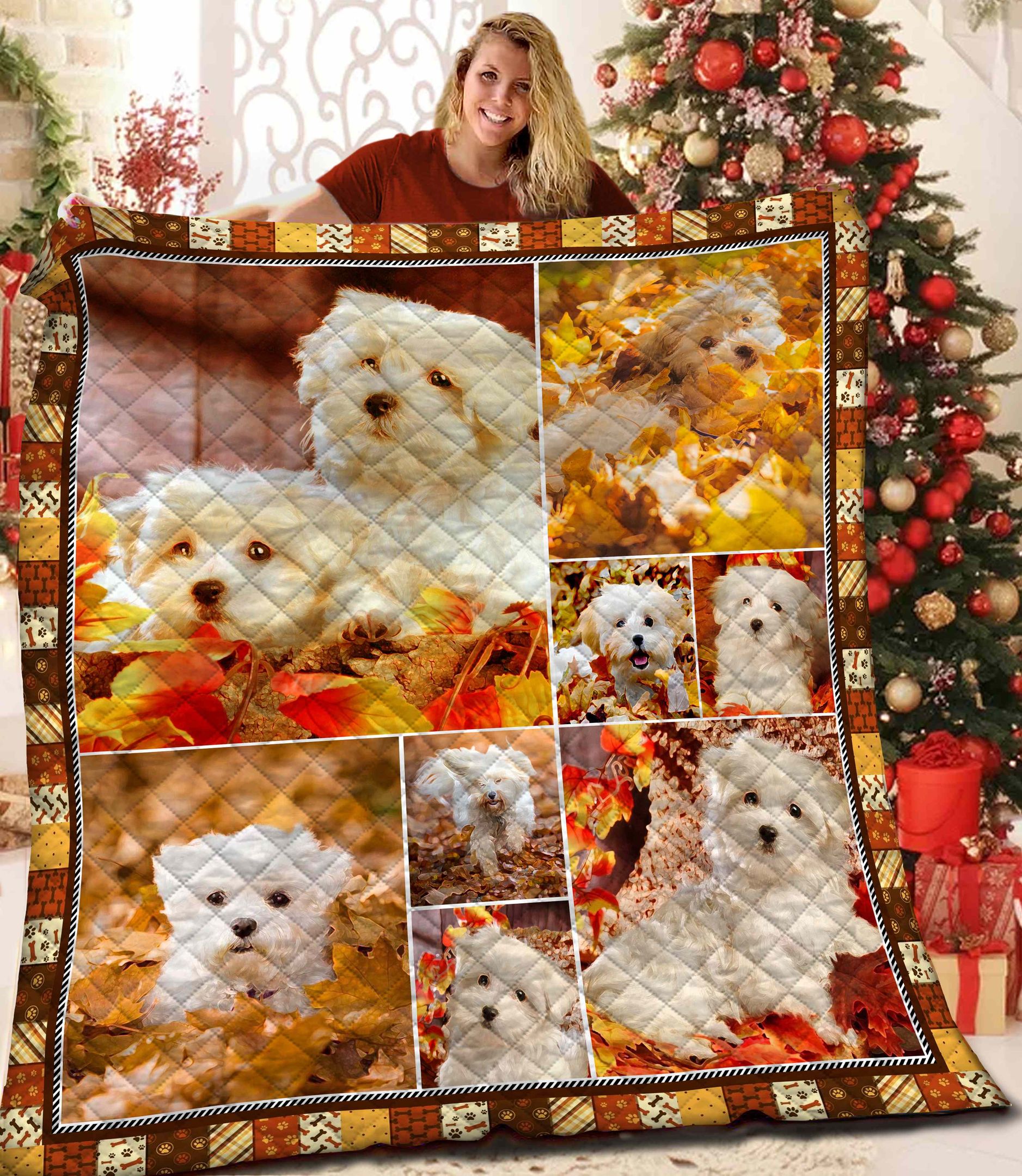 Poodle Quilt Blanket BBB241008SM