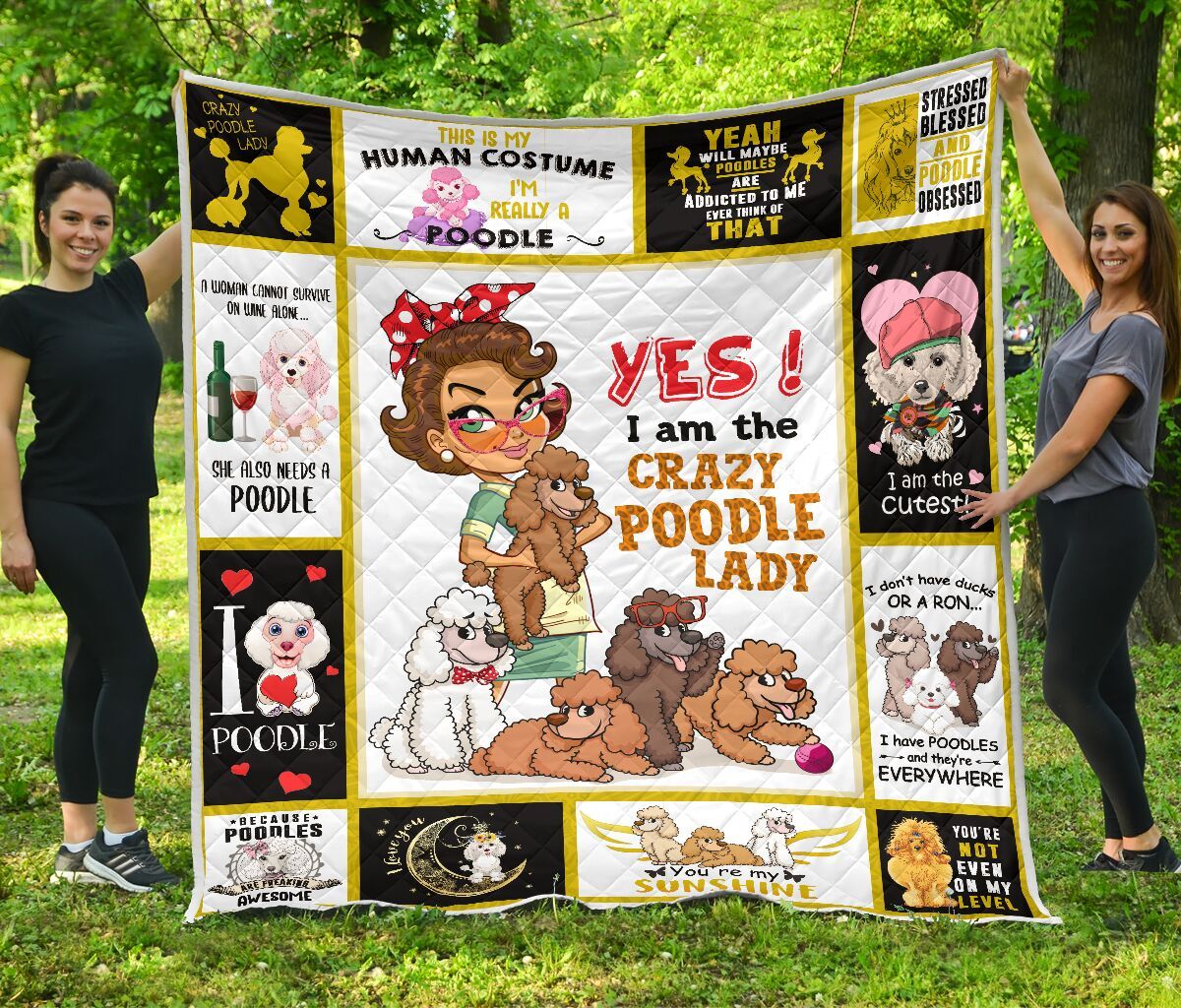 Poodle Quilt Blanket DHC13123872VT
