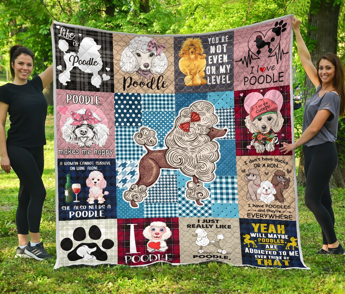 Poodle Quilt Blanket DHC13123916VT