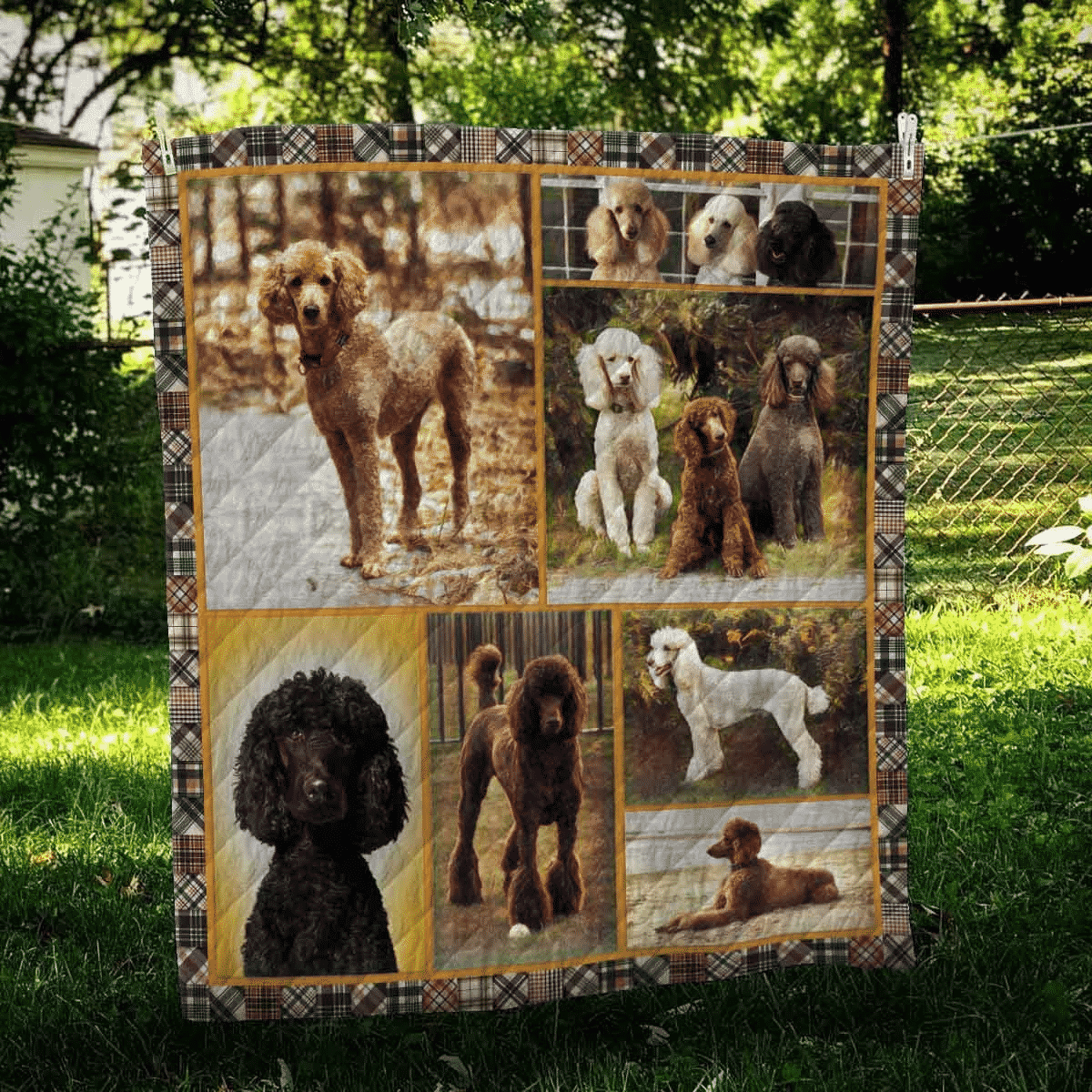 Poodle You Are An Apple Of My Eyes Quilt Blanket DHC020120563TD