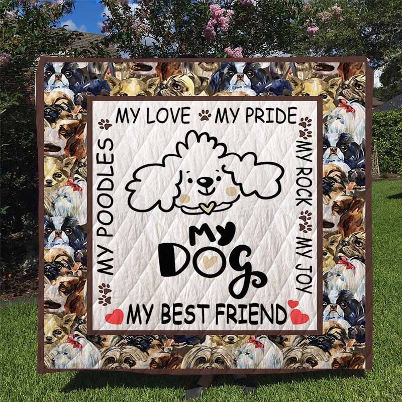 Poodles Quilt Blanket DHC170120693TD