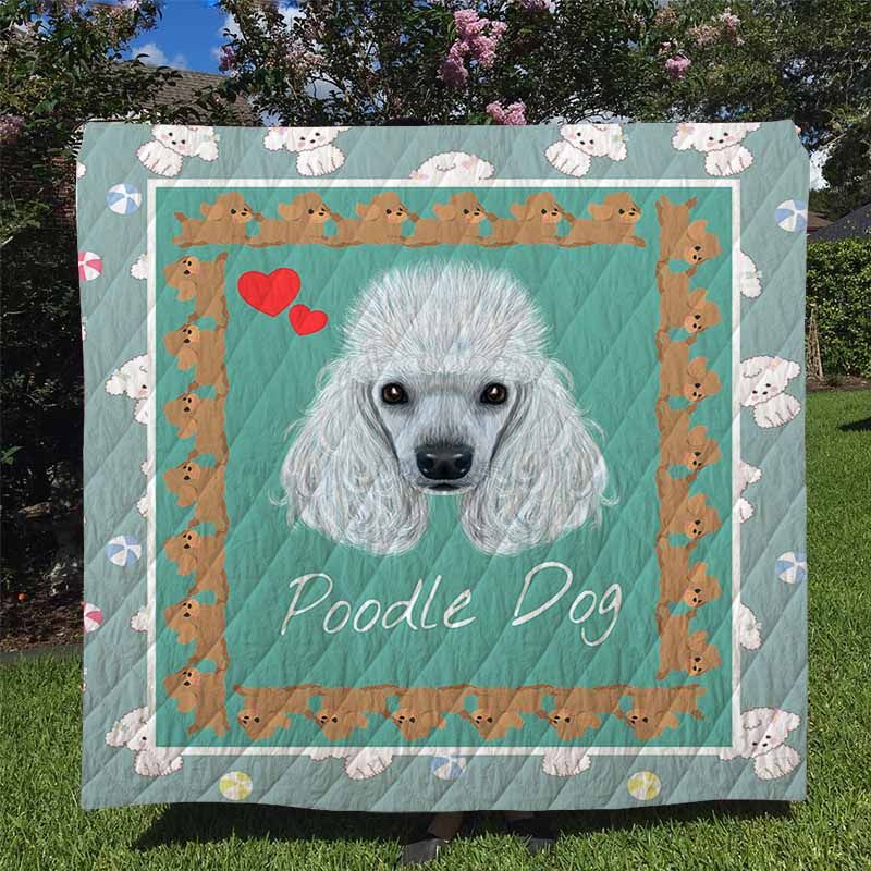 Poodles Quilt Blanket DHC170120714TD