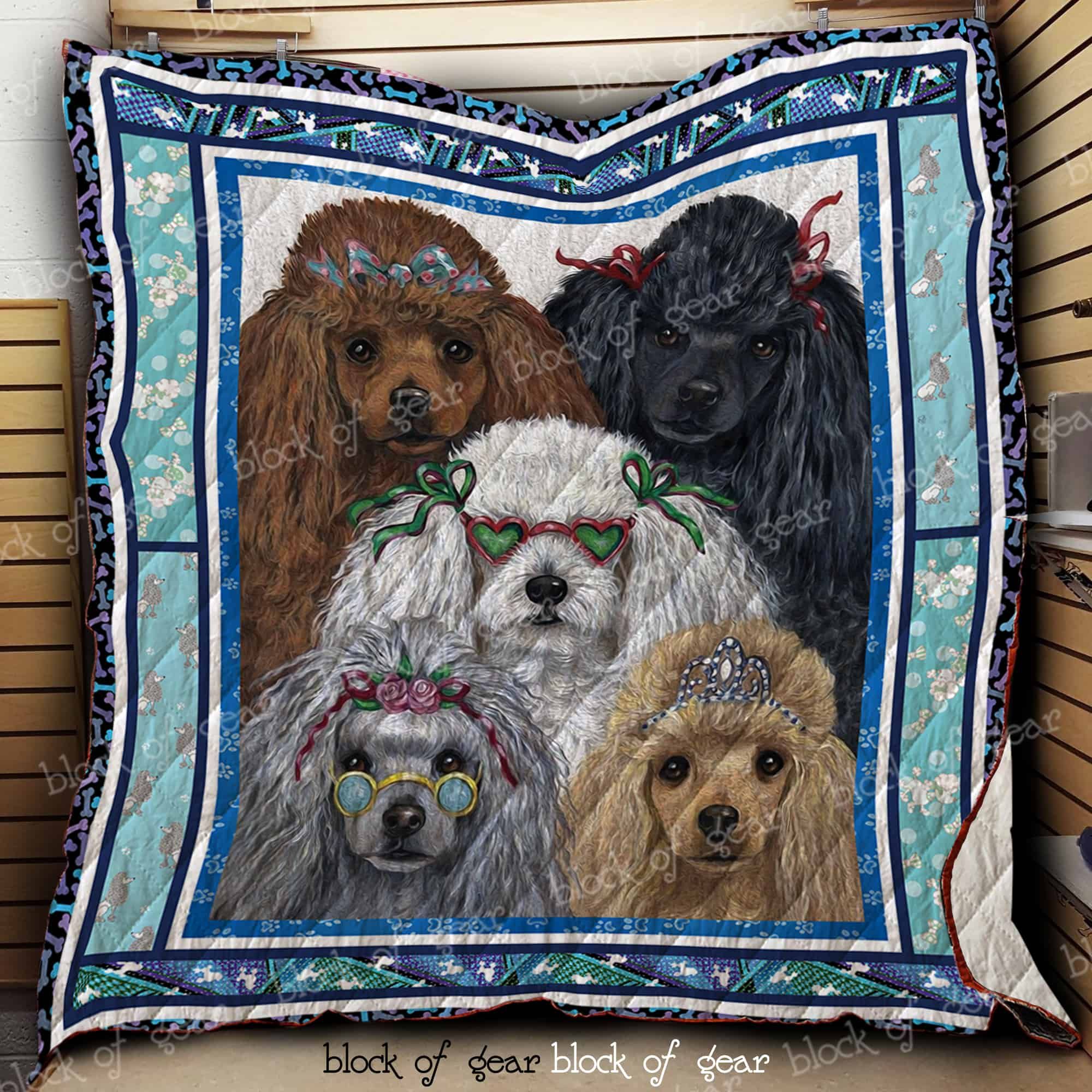 Poodles Quilt Dk473 Dhc11122230Dd