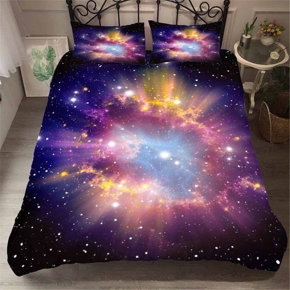 Popular Starry Galaxy Series Bedding Set