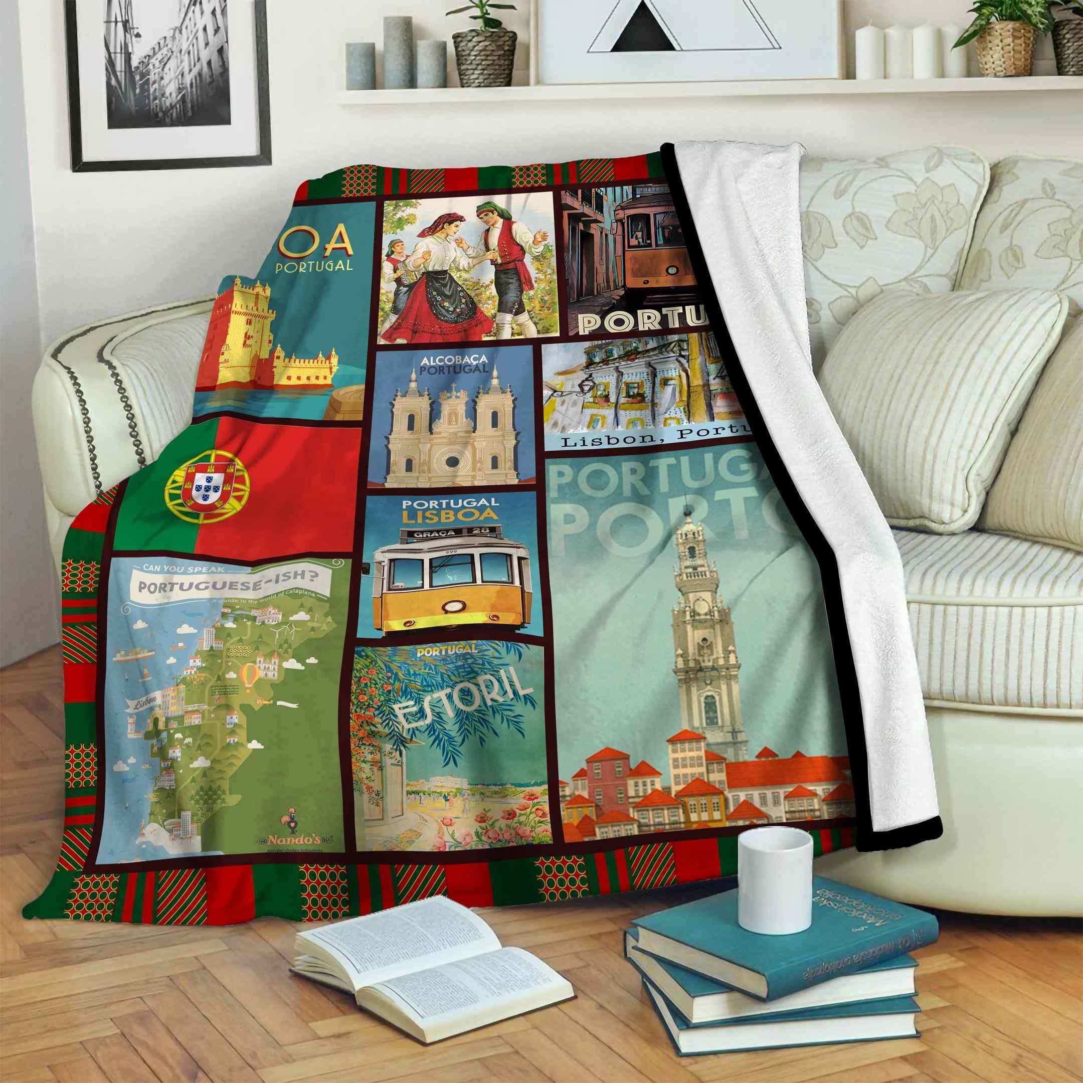 Portugal Fleece Blanket