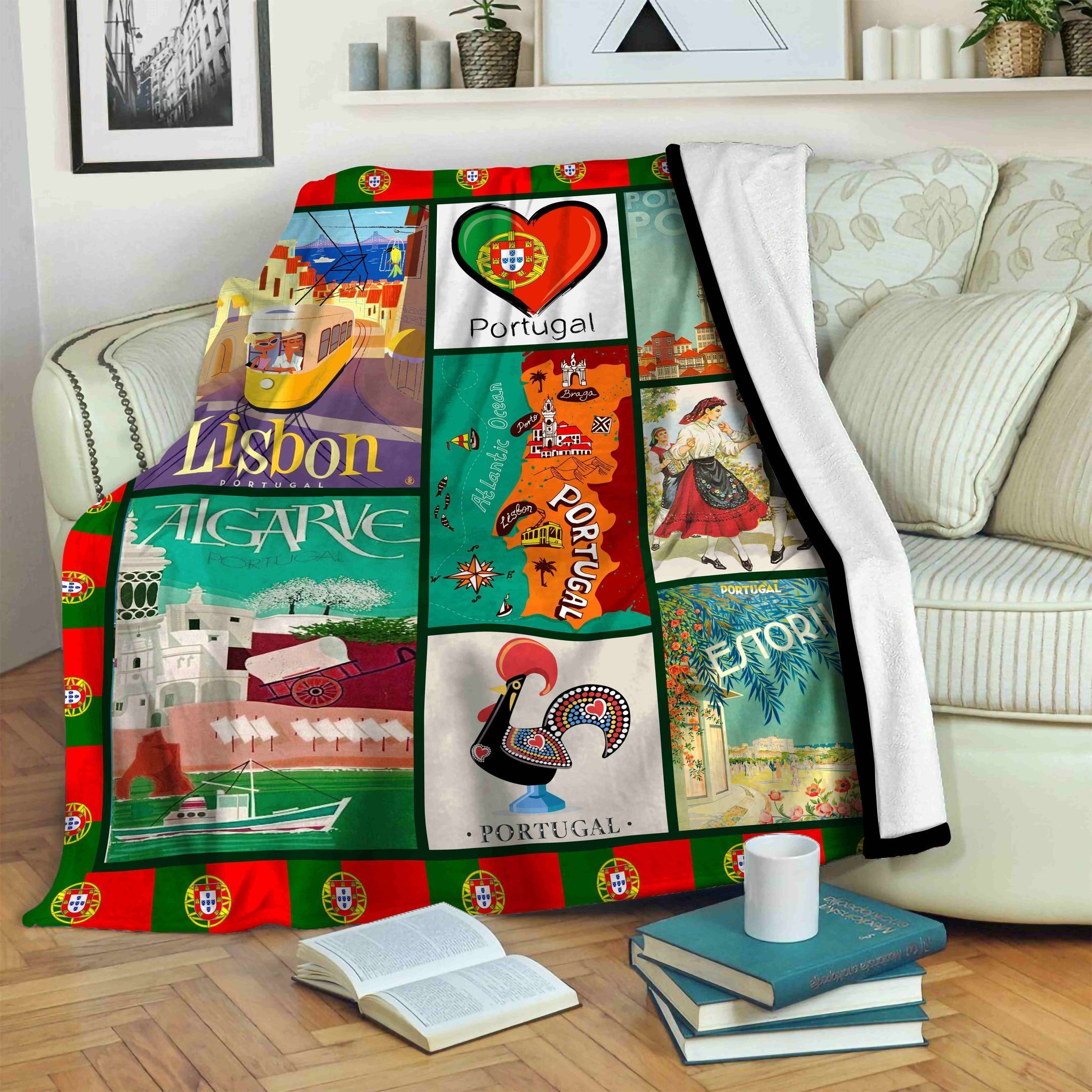 Portugal Fleece Blanket