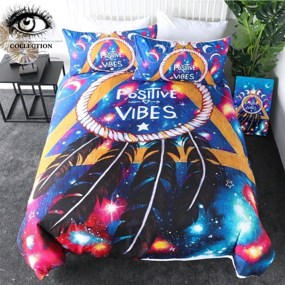 Positive Vibes Bedding Set