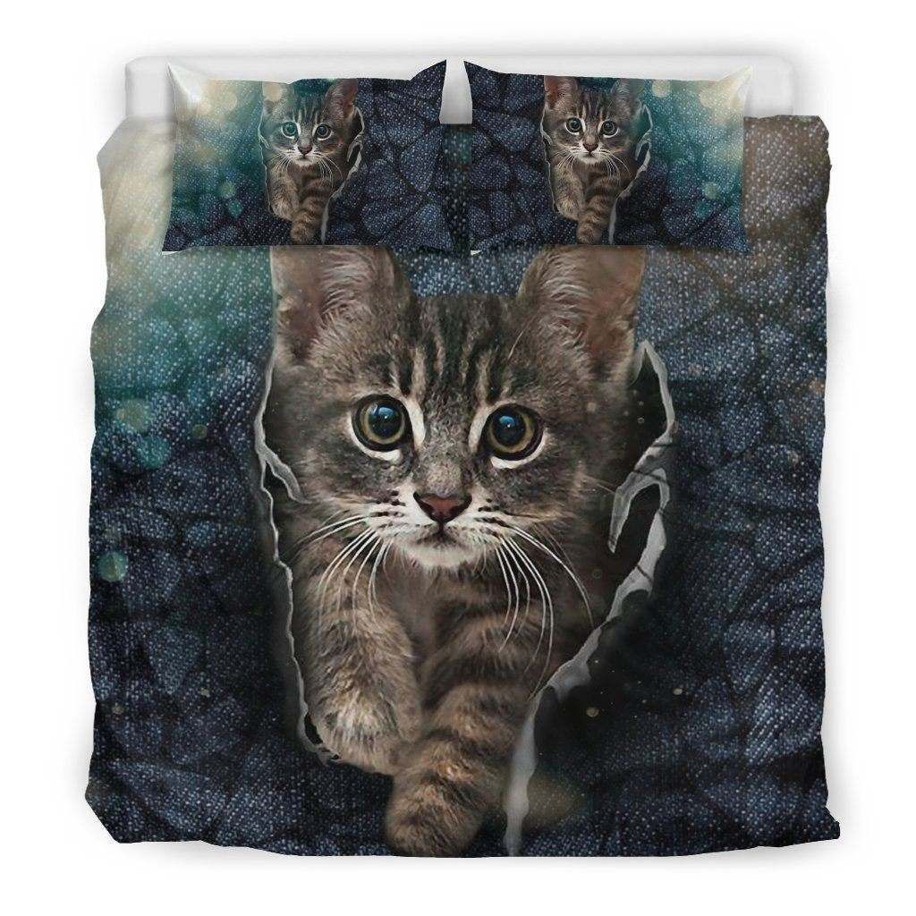 Premium 3D Cat Bedding Set
