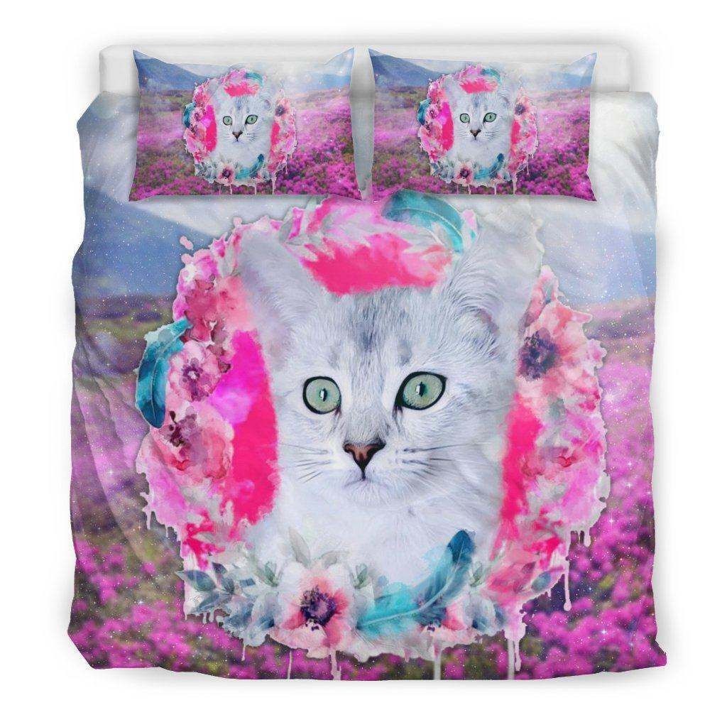Premium Cat Bouquet Bedding Set