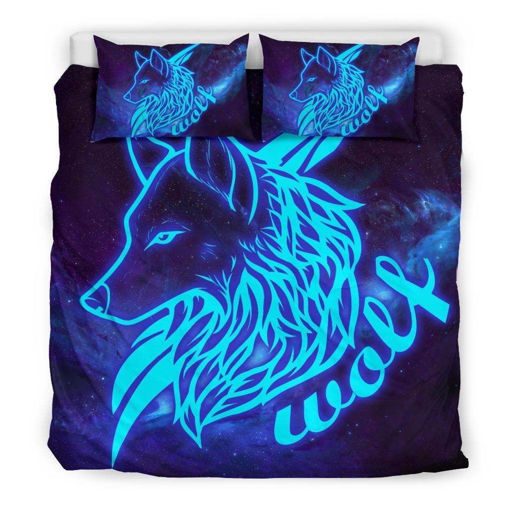 Premium Wolf Glowing Bedding Set