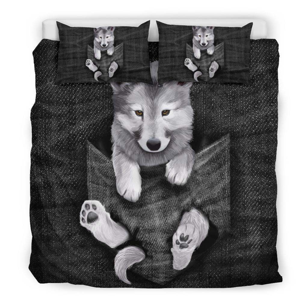 Premium Wolf Pocket Bedding Set