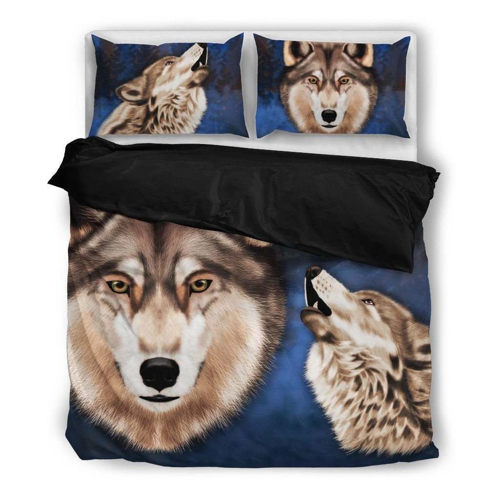 Premium Wolves Bedding Set