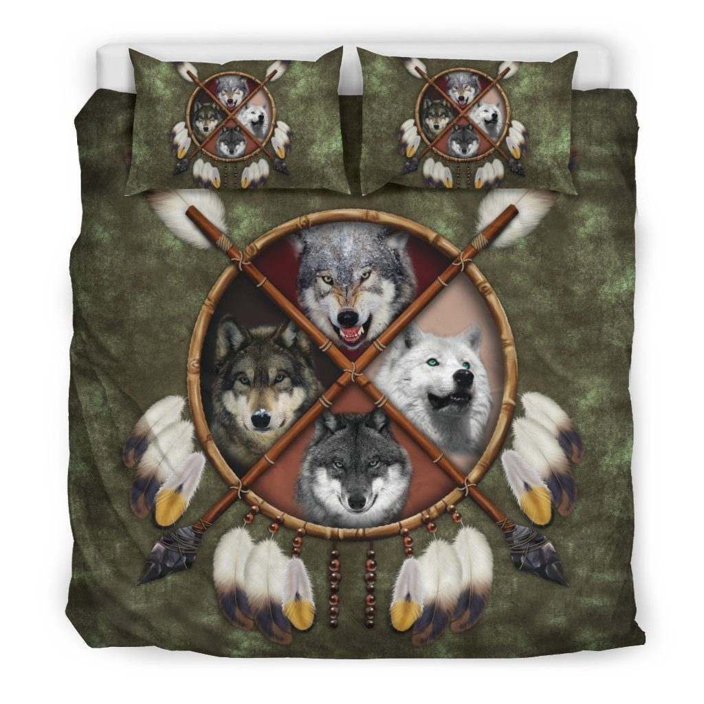 Premium Wolves Bedding Set