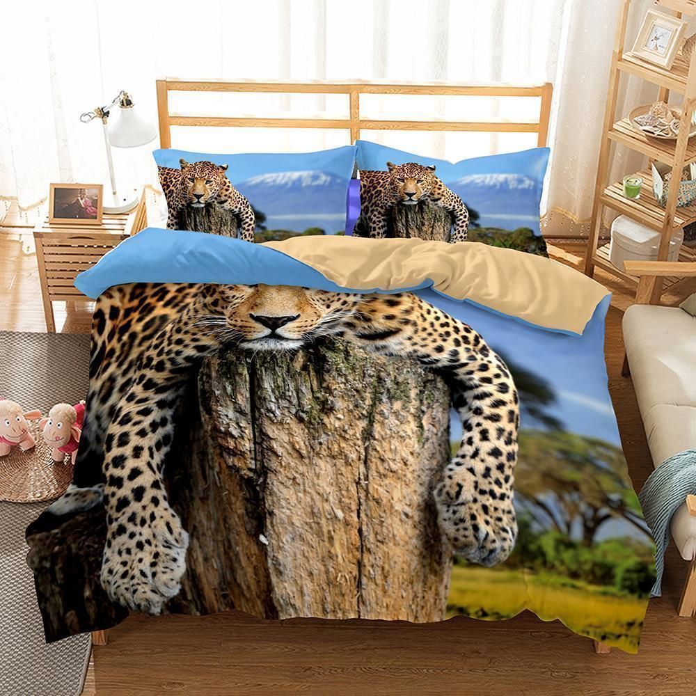 Pretty Animal Snow Leopard Bedding Set