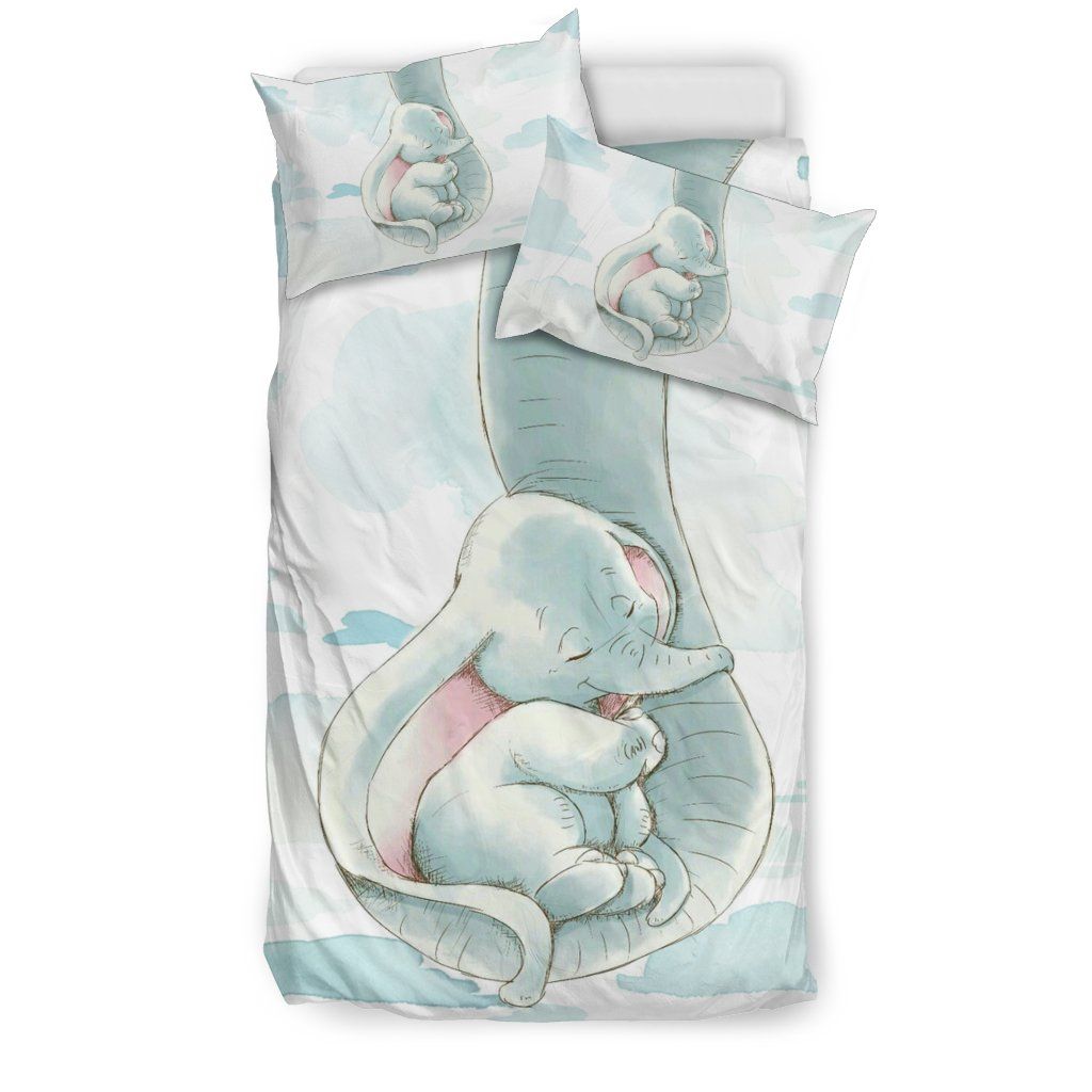 Pretty Dumbo Elephant Bedding Set