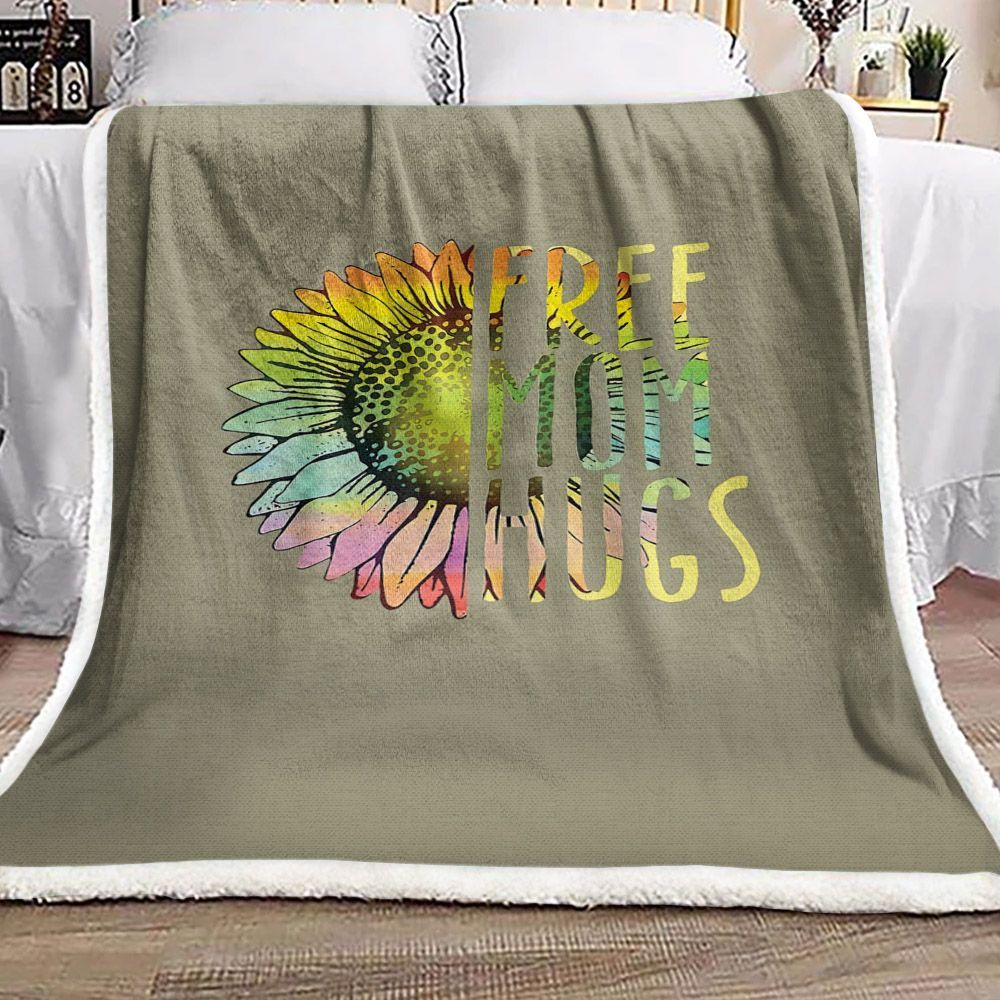 Pride Month Gift Sunflower Sherpa Fleece Blanket