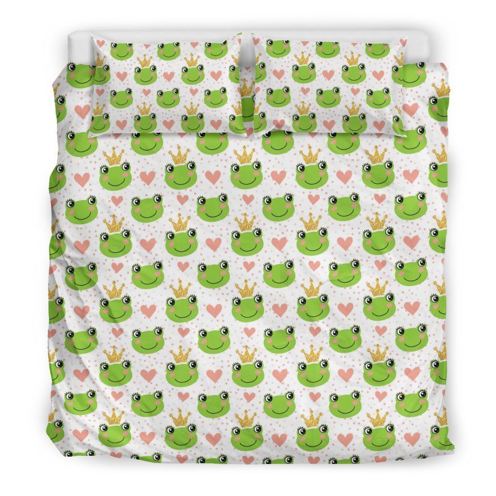 Prince Crown Frog Bedding Set