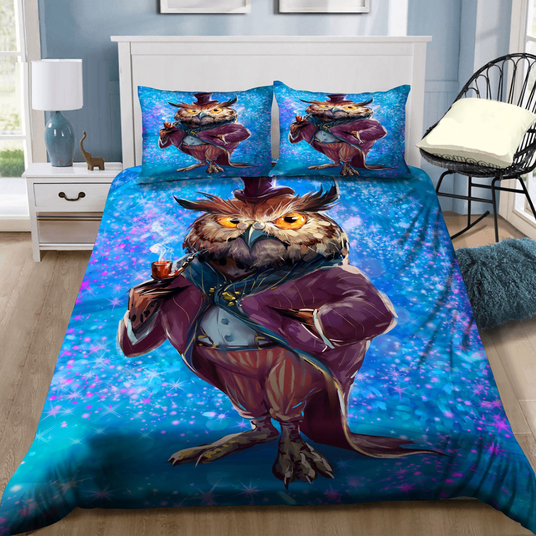 Professor Owl Bedding Set