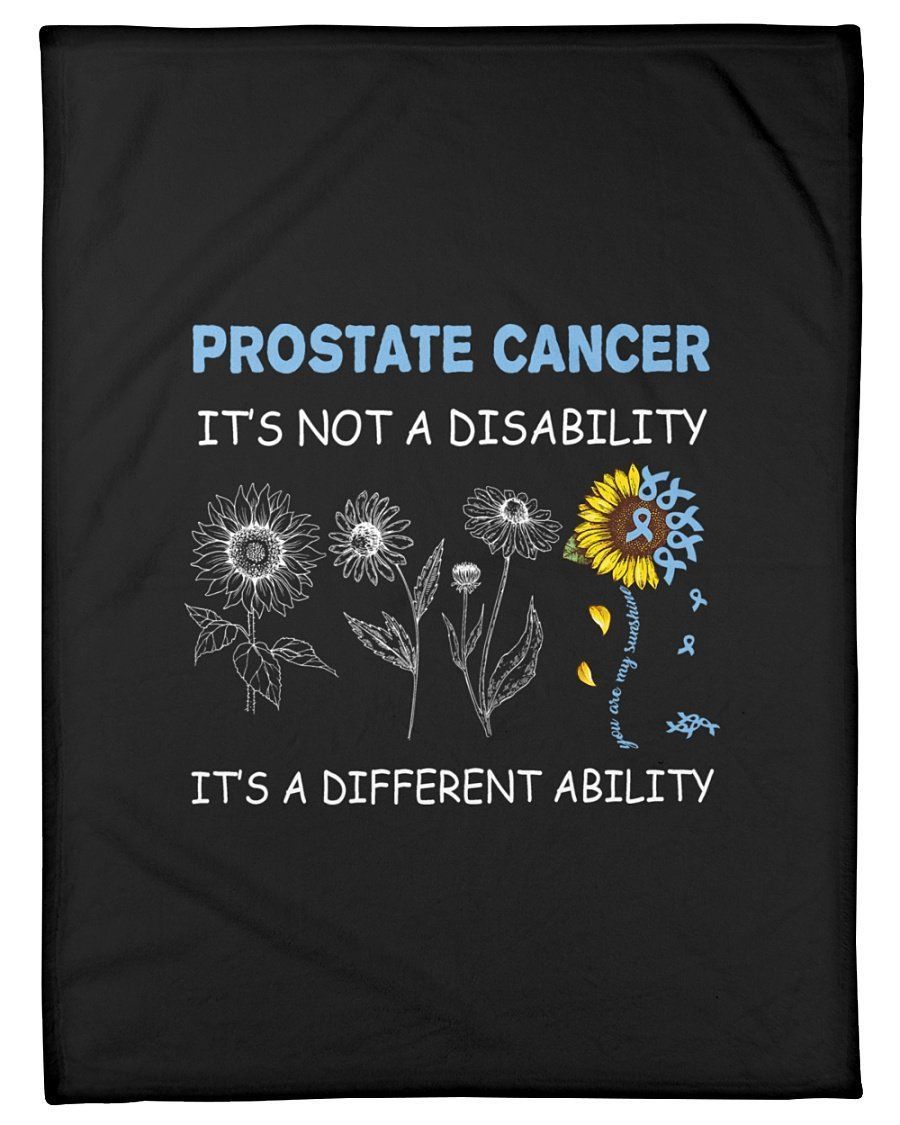 Prostate Cancer It’s A Different Ability Not A Disability Fleece Blanket