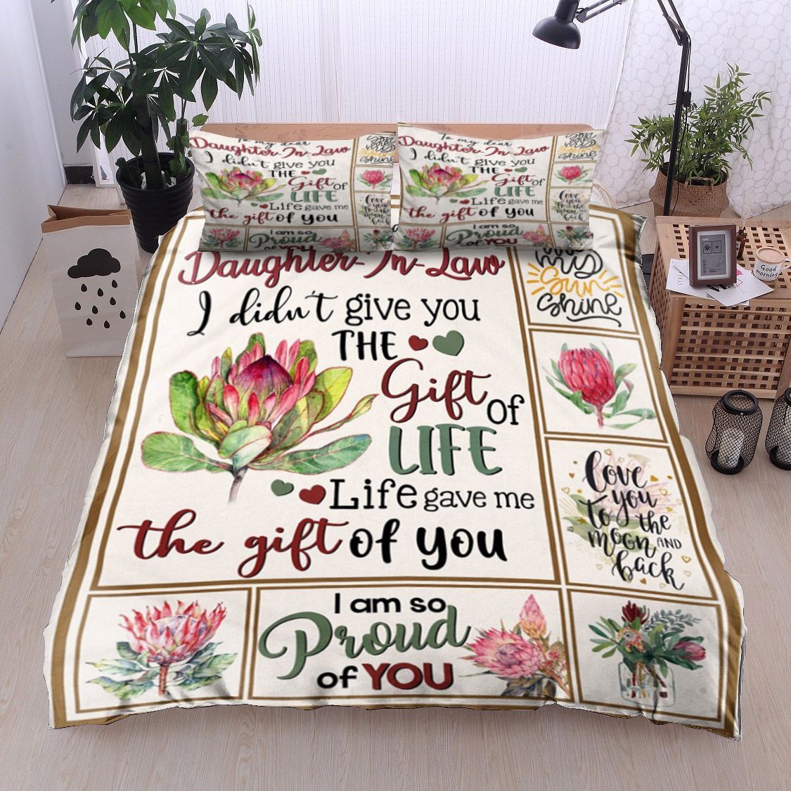 Protea Mom To Daughter In Law Bedding Set