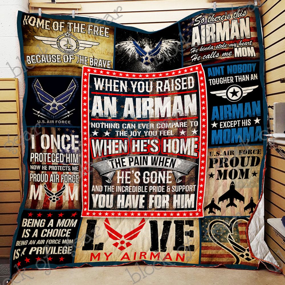 Proud Air Force Mom Quilt Np124 Dhc11123538Dd