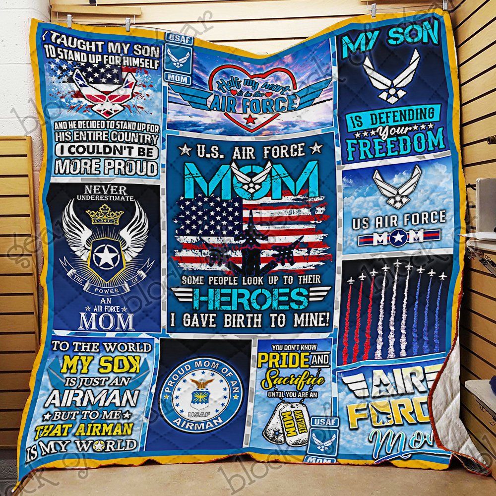 Proud Air Force Mom Quilt Psl520 Dhc11122527Dd