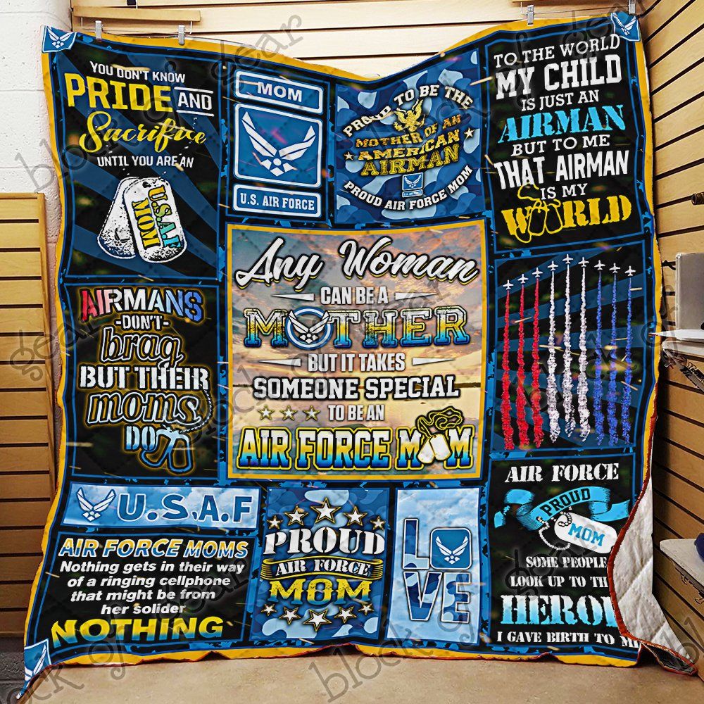 Proud Air Force Mom Quilt Psl735 Dhc11124294Dd
