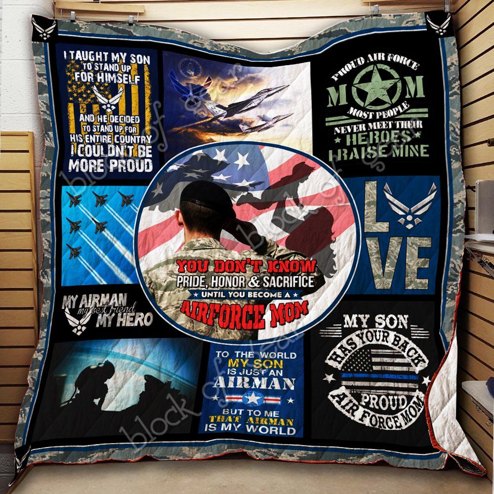 Proud Air Force Mom Quilt Thh1024 Dhc11123985Dd