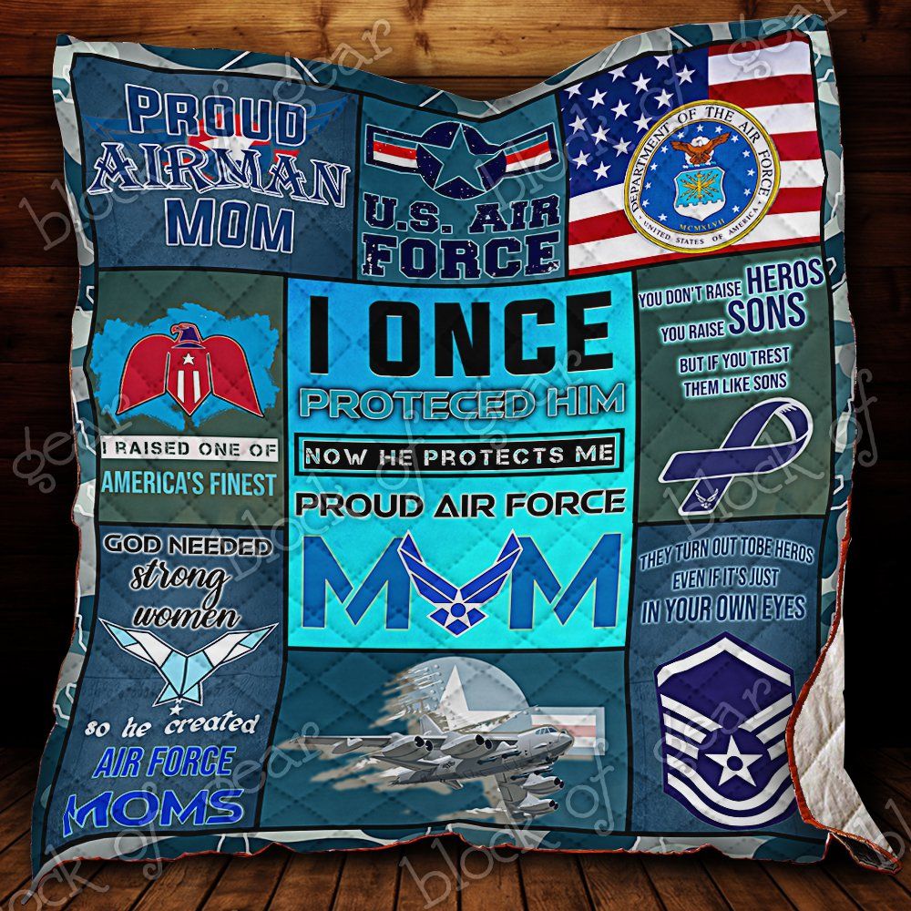 Proud Airman Mom Quilt Tt120 Dhc11122205Dd